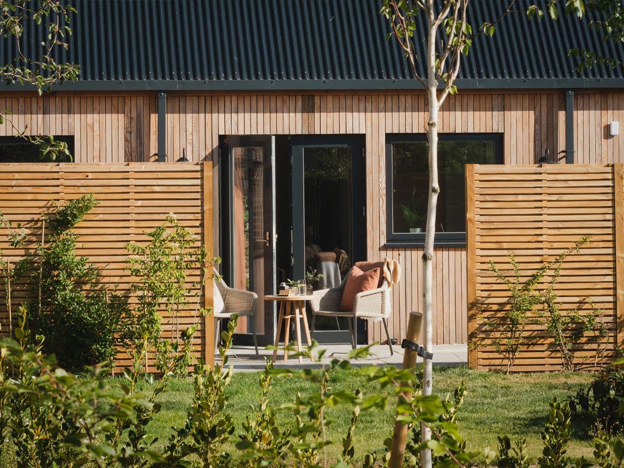 Outdoor space at Adam barn