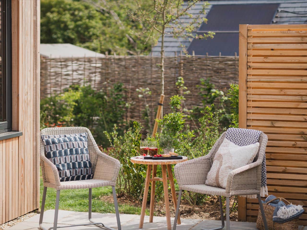 Outdoor space at Adam barn
