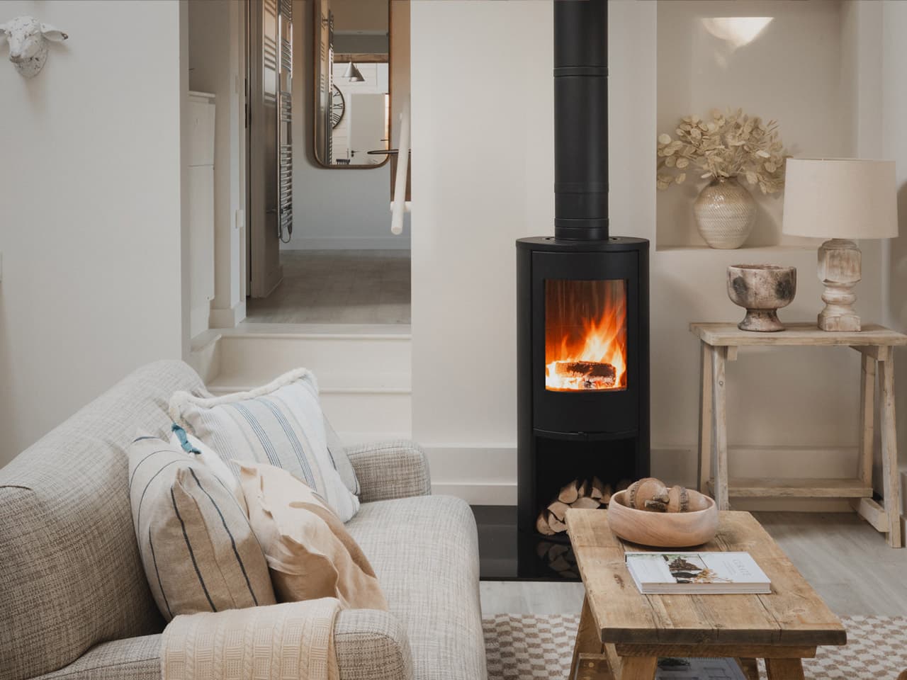 living space at Kennet barn
