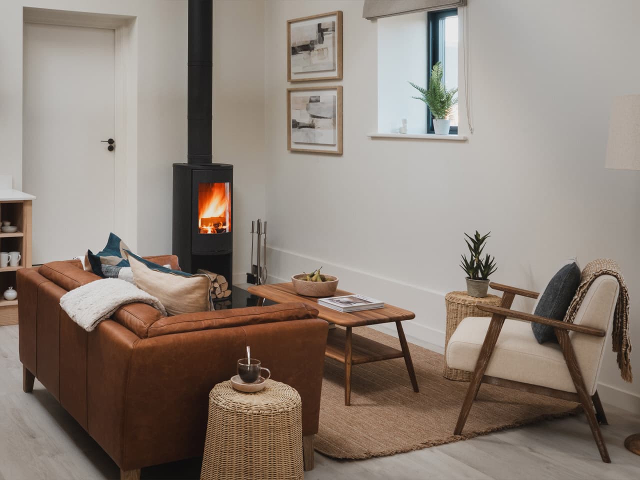 Living space at Ridgeway barn