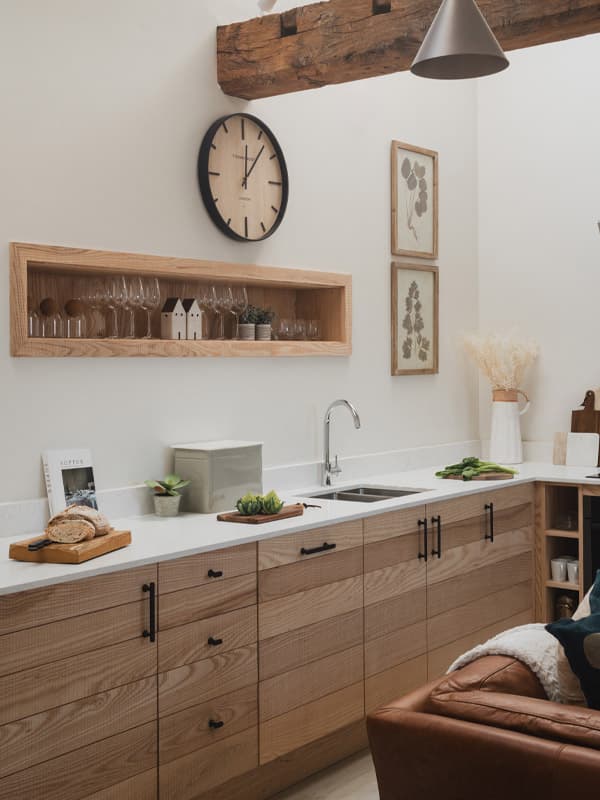 Kitchen at Ridgeway barn