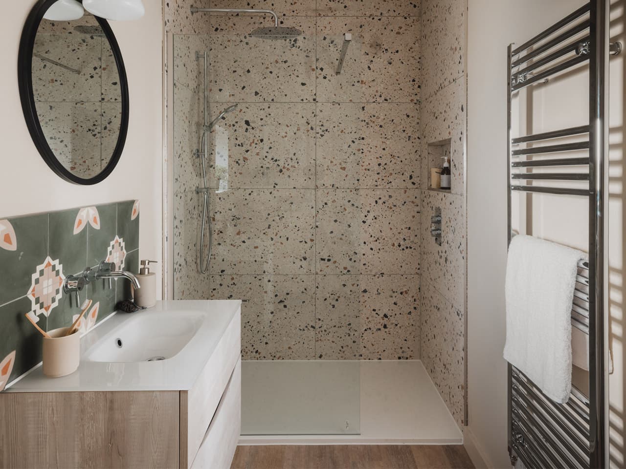 Shower at Windmill Hill barn