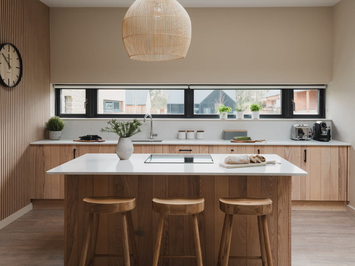 The kitchen in Windmill Hill barn